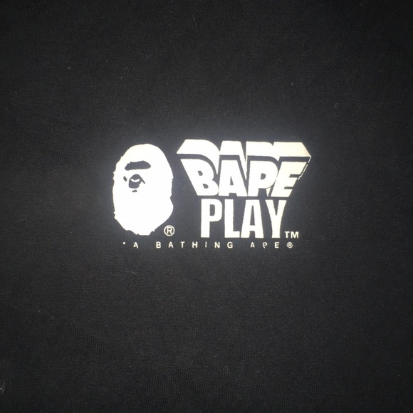 BAPE x Medicom Toy camo Logo Tee Black